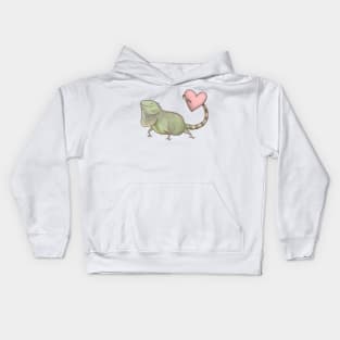 Iguana Love You Kids Hoodie